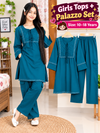 Girls Premium Tops & Plazo Set